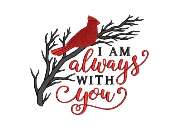 Cardinal: A Bold Embroidery Design