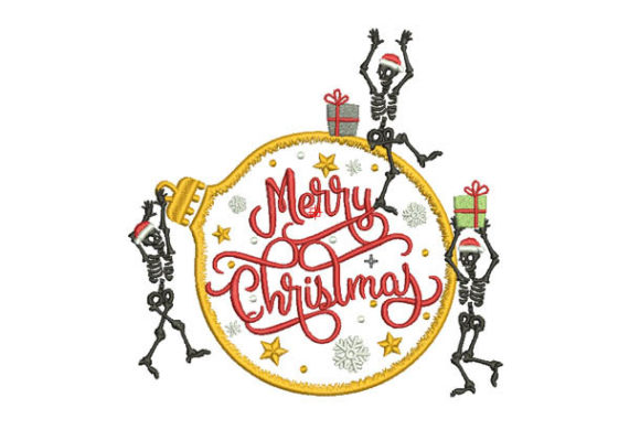 Christmas Festive Skeleton Dancing Party