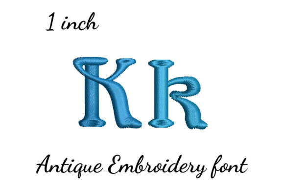 K Font Antique: A Timeless Embroidery Choice