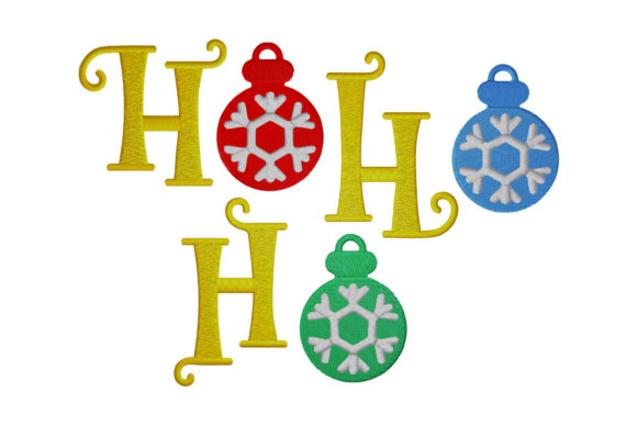 Santa's Ho Ho Embroidery