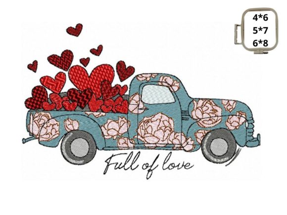 Valentine's Truck Full of Love