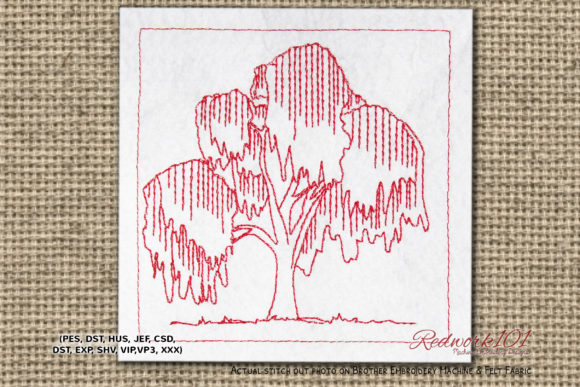 Willow Tree Redwork: A Designer’s Review for Handmade Gifts